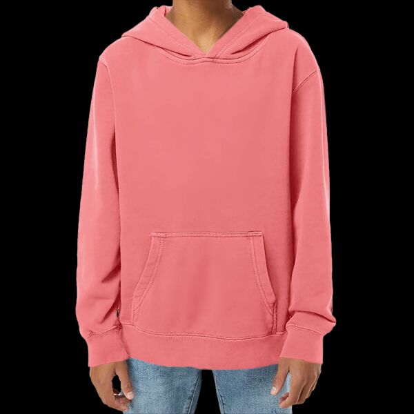 Youth Midweight Pigment-Dyed Hooded Sweatshirt Thumbnail