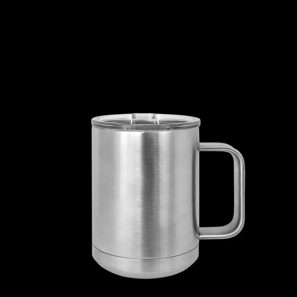 15 oz. Stainless Steel Insulated Mug with Slider Lid Thumbnail