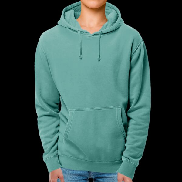 Midweight Pigment-Dyed Hooded Sweatshirt (WMN) Thumbnail