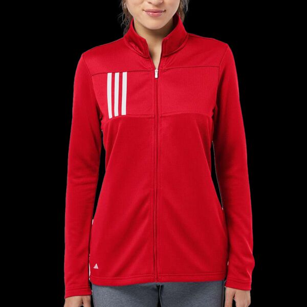 Women's 3-Stripes Double Knit Full-Zip Thumbnail