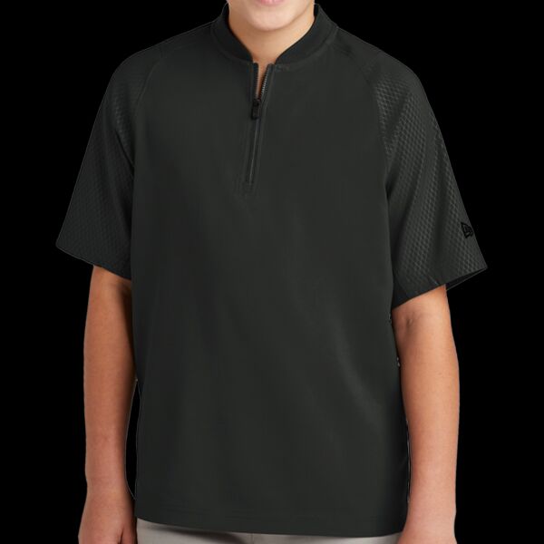 Youth Cage Short Sleeve 1/4 Zip Jacket Thumbnail