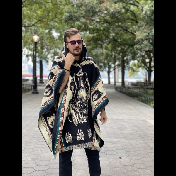 Wolf Poncho Thumbnail