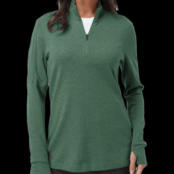 Women's 3-Stripes Quarter-Zip Sweater Thumbnail