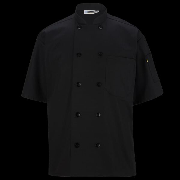 Short Sleeve Classic Chef Coat - 10 Buttons Thumbnail